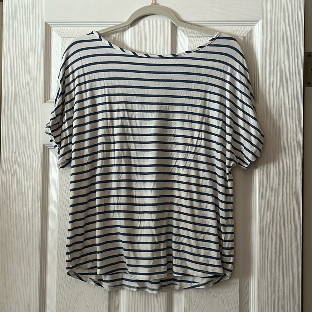 Colette Blue and White Shirt